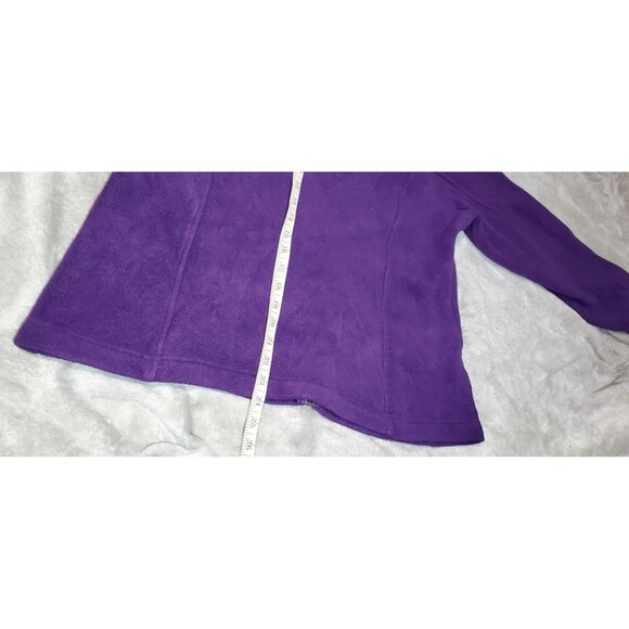 Eddie Bauer XL Purple Fleece Jacket – Full Zip, Pockets, Holland Embroidery - Picture 15 of 15